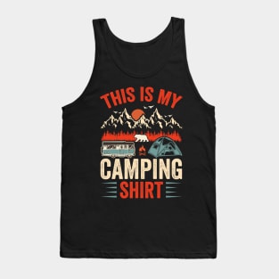 Funny Camping Shirt - This is My Favorite Camping Tank Top